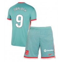 Camisa de Futebol Atletico Madrid Alexander Sorloth #9 Equipamento Secundário Infantil 2024-25 Manga Curta (+ Calças curtas)